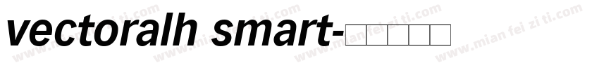 vectoralh smart字体转换